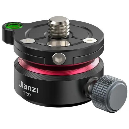 Ulanzi TT37 vízszintező mini állványfej, 3/8" és 1/4"