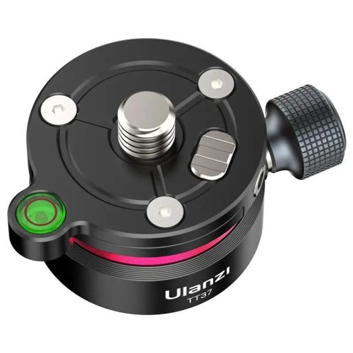 Ulanzi TT37 vízszintező mini állványfej, 3/8" és 1/4"