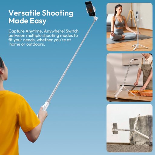 Ulanzi TT88 Overhead asztali mini állvány, Magsafe, bluetooth adapter, fehér
