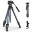 Ulanzi OMBRA II XINAG videó állvány, 157cm, fluid videófej, 3kg teherbírás, telefontartó adapter
