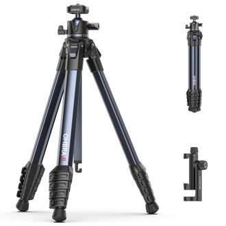   Ulanzi OMBRA II YING állvány, 156cm, 3kg teherbírás, Uka gyorscseretalp, telefontartó adapter