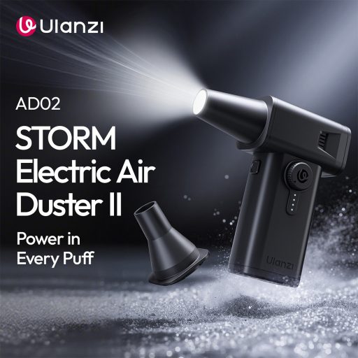 Ulanzi AD02 Storm beépített akkumulátoros porfújó, 130000RPM, fekete