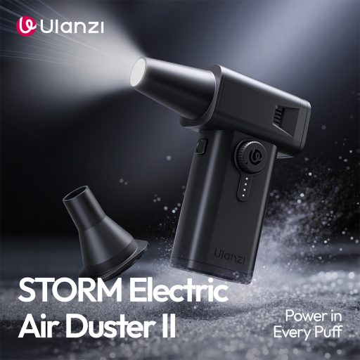 Ulanzi AD02 Storm beépített akkumulátoros porfújó, 130000RPM, fekete